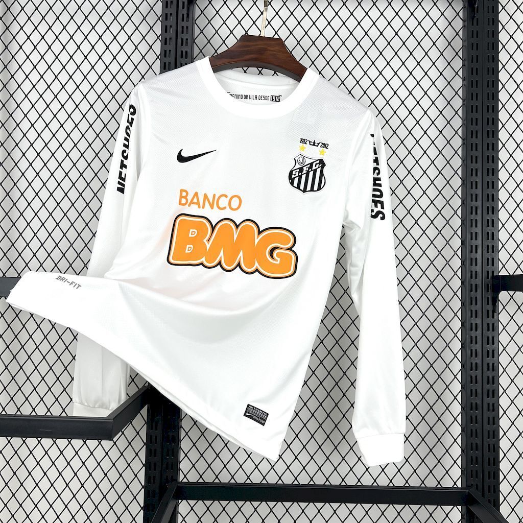 Maillot - Santos 2011-2012 Home Long Sleeves Retro